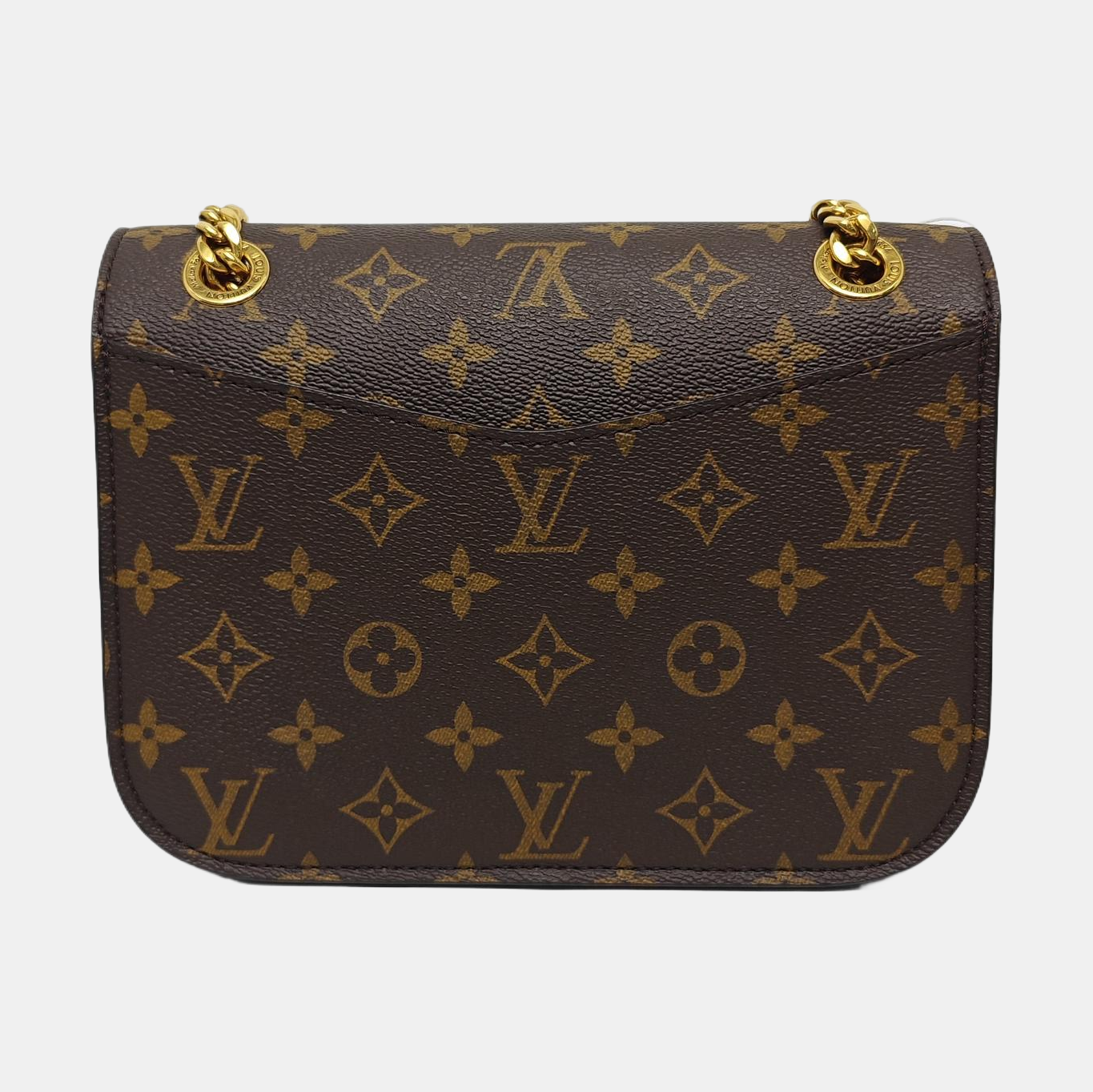 PASSY Monogram Coated Canvas Brown