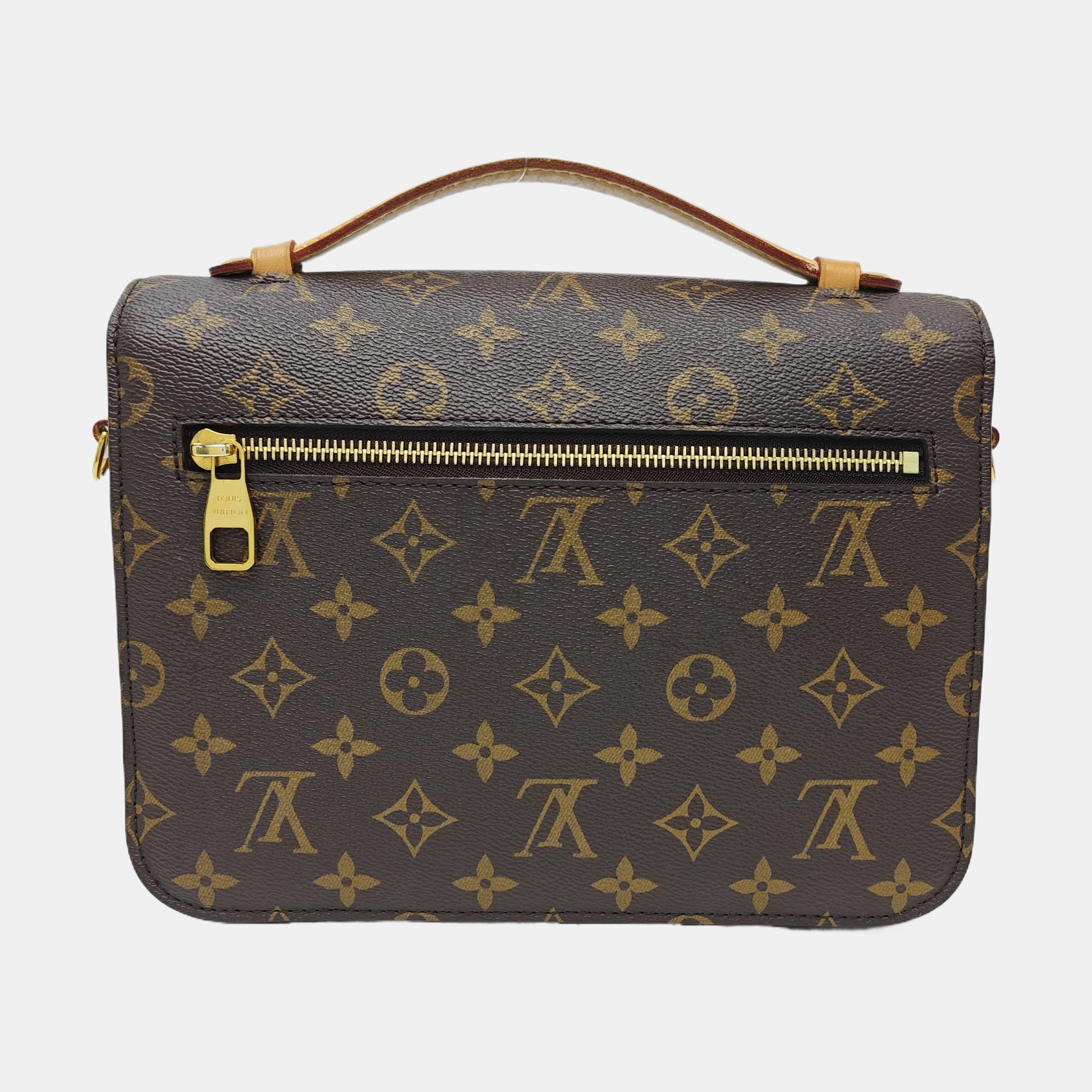 MÉTIS MM Monogram Coated Canvas Brown