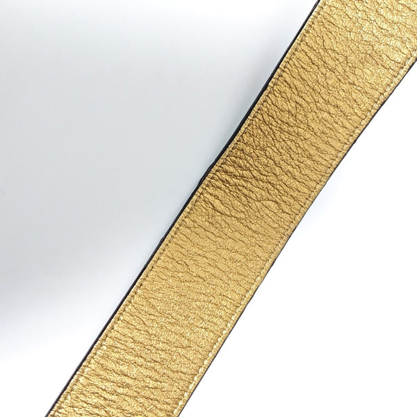 Leather Belt Gold