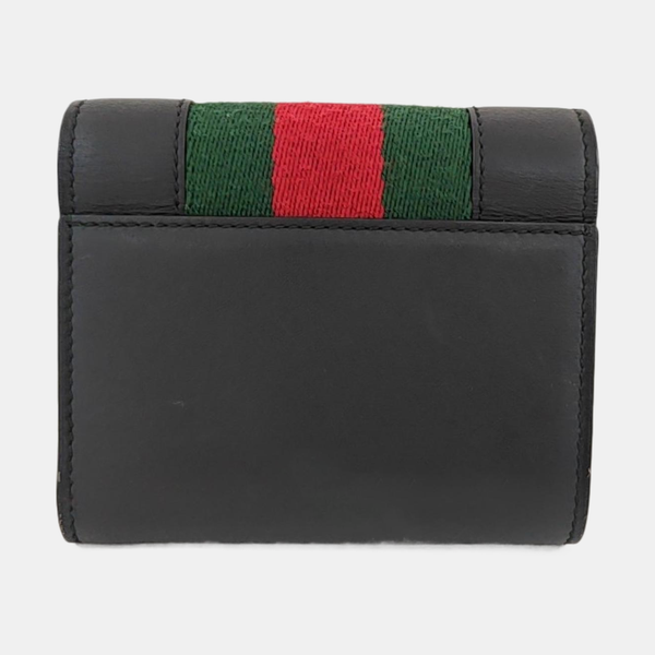 Sylvie Calfskin Black Wallet
