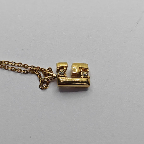 G Chain Metal Gold Necklace