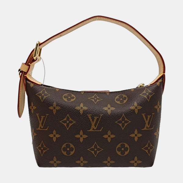 HILLS Monogram Coated Canvas Brown