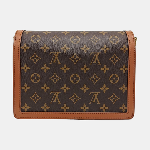 DAUPHINE MM Monogram Coated Canvas Brown