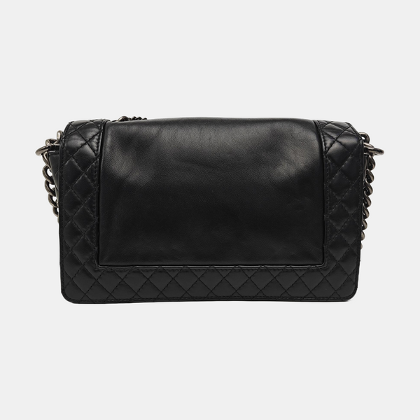 BOY CHANEL Medium Calfskin Black