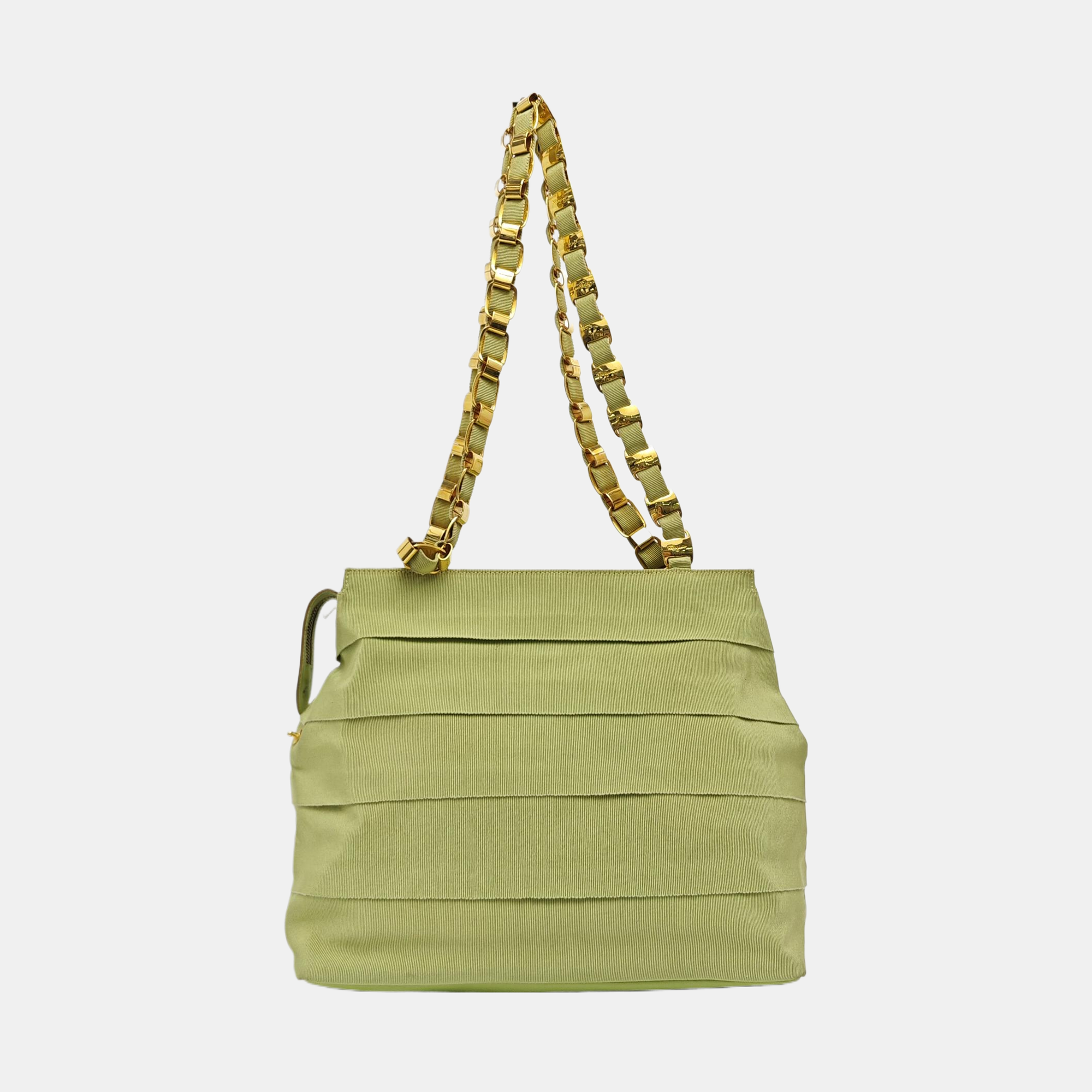 Layered Medium Canvas Green