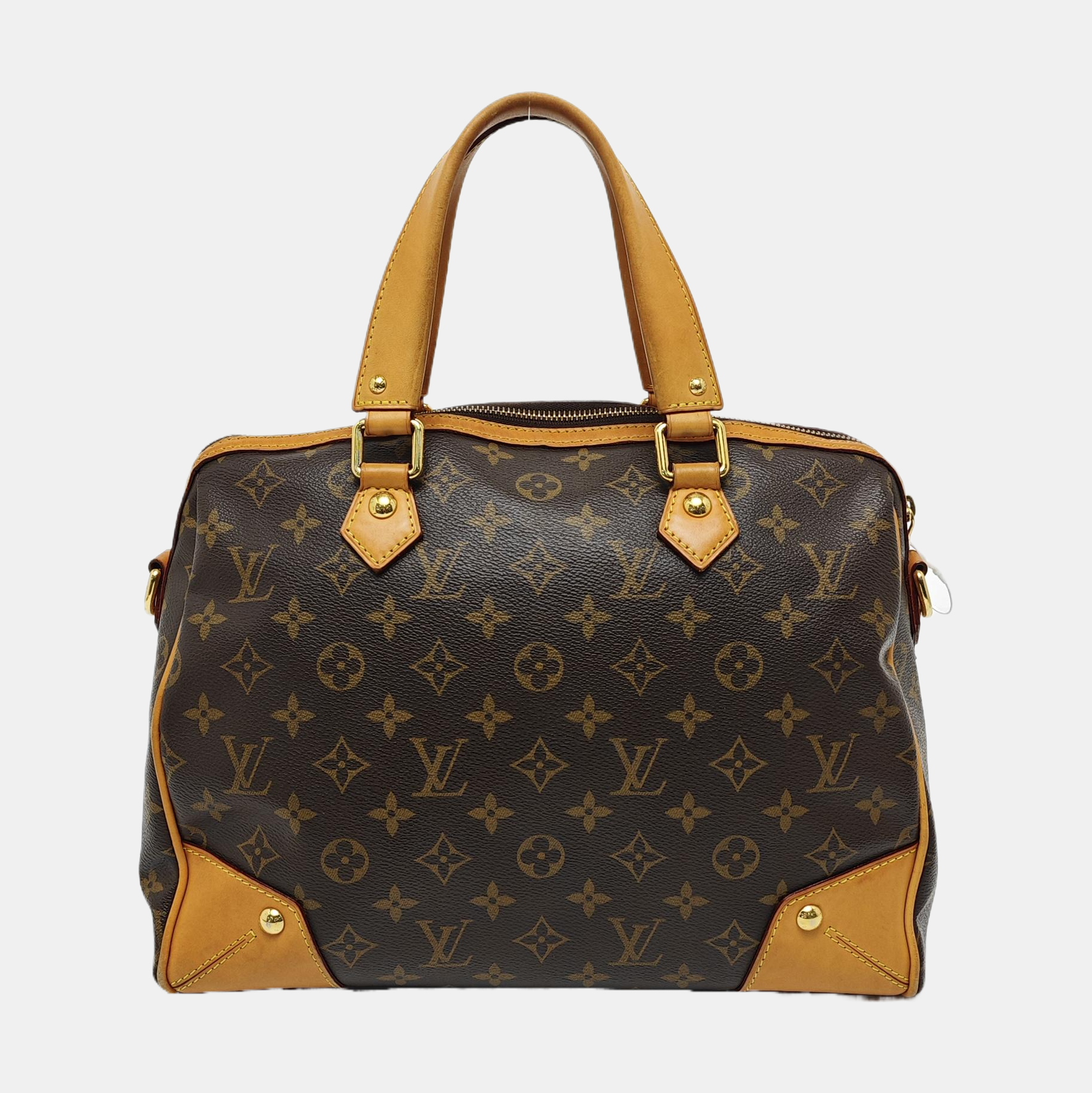 RETIRO NM Monogram Coated Canvas Brown