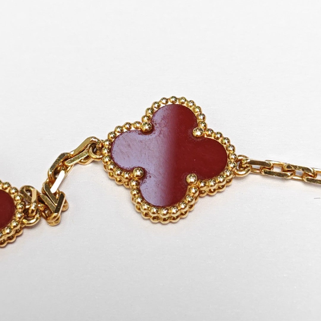 Vintage Alhambra 18k Gold Bracelet