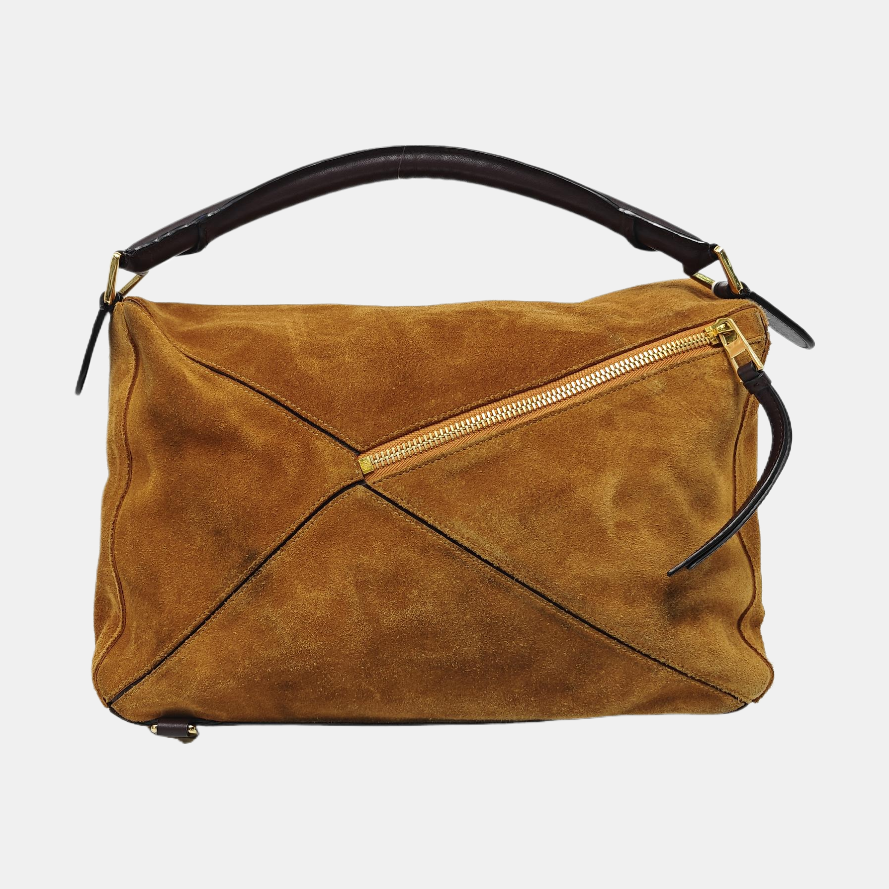 Puzzle Medium Suede Brown
