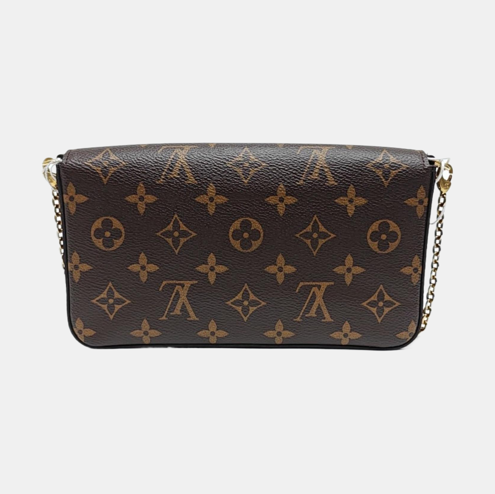 FÉLICIE Monogram Coated Canvas Brown