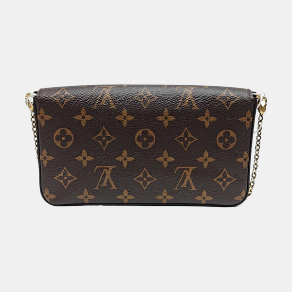 FÉLICIE Monogram Coated Canvas Brown