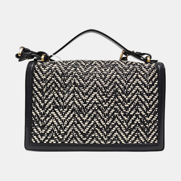 Calfskin Shoulder Bag Black