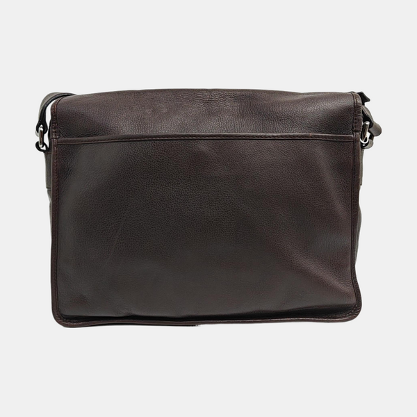 Calfskin Shoulder Bag Brown