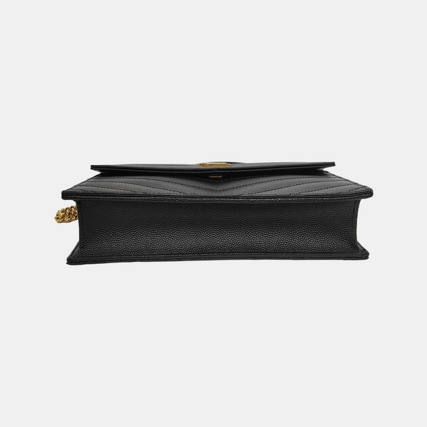 MONOGRAM WOC Chevron, Quilted Calfskin Black