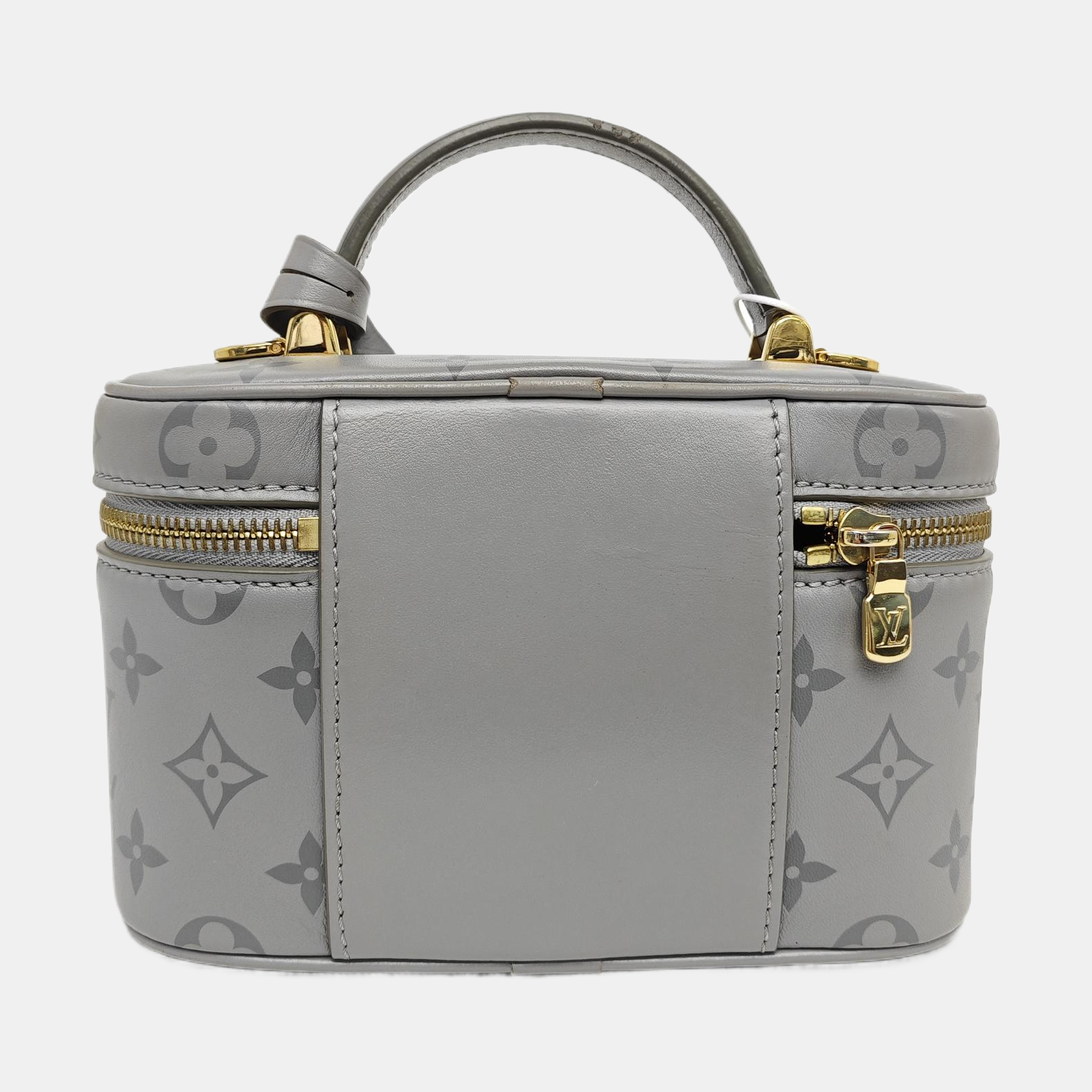 Vanity Chain Pouch PM Monogram Calfskin Gray