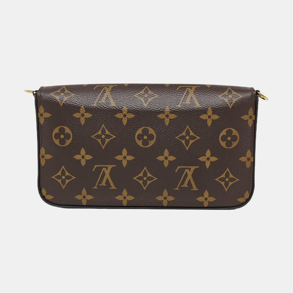 FÉLICIE Monogram Coated Canvas Brown