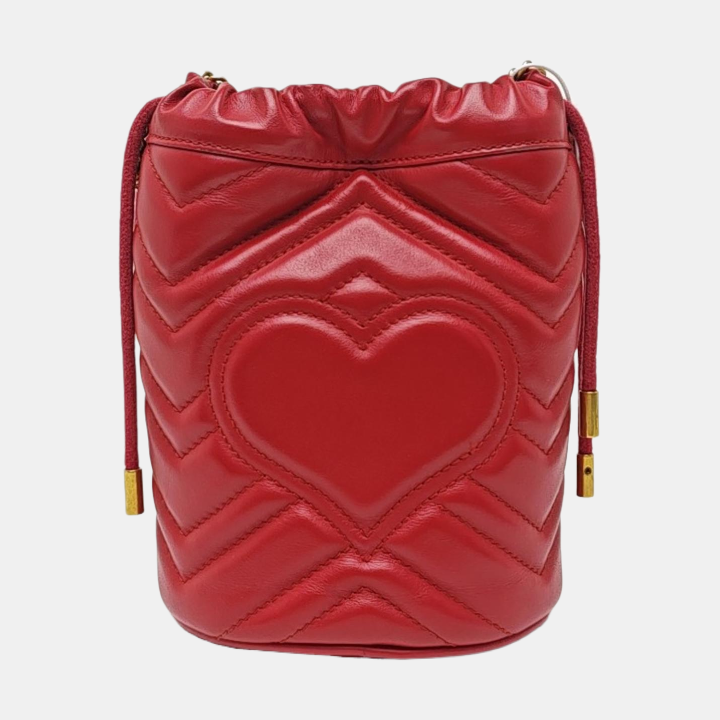 GG Marmont Mini Quilted Leather Red