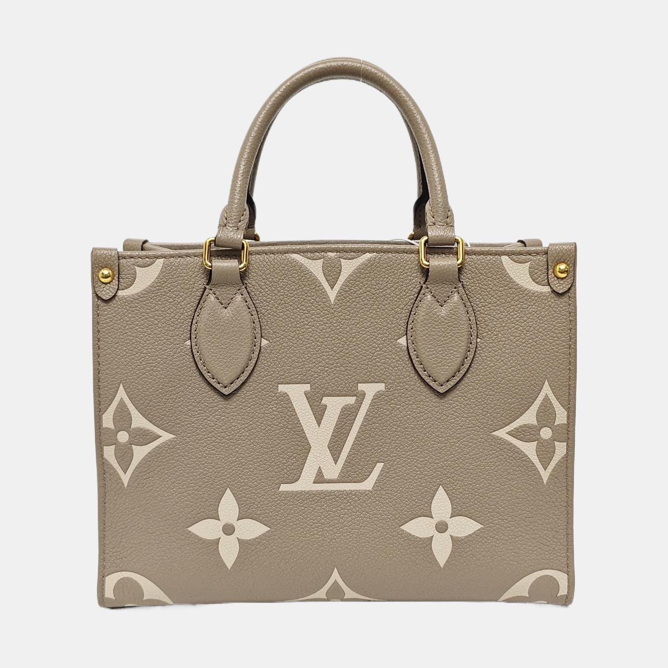 ONTHEGO PM Monogram Calfskin Gray