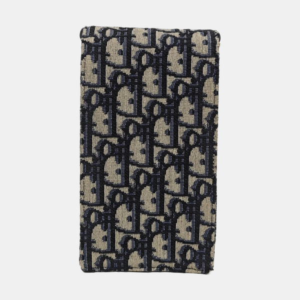 Saddle Mini Oblique Canvas Blue