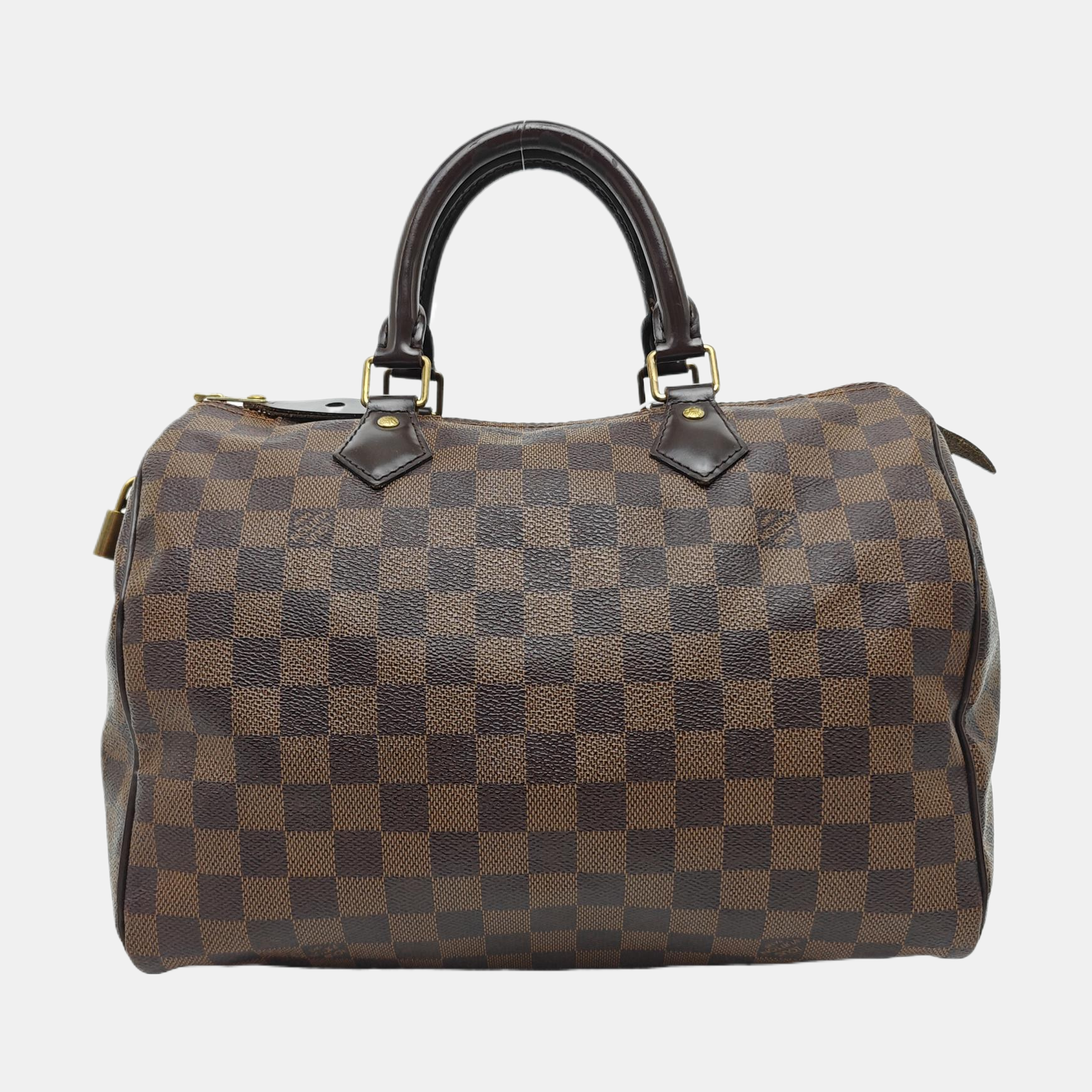 SPEEDY 30 Damier Ebene Coated Canvas Brown