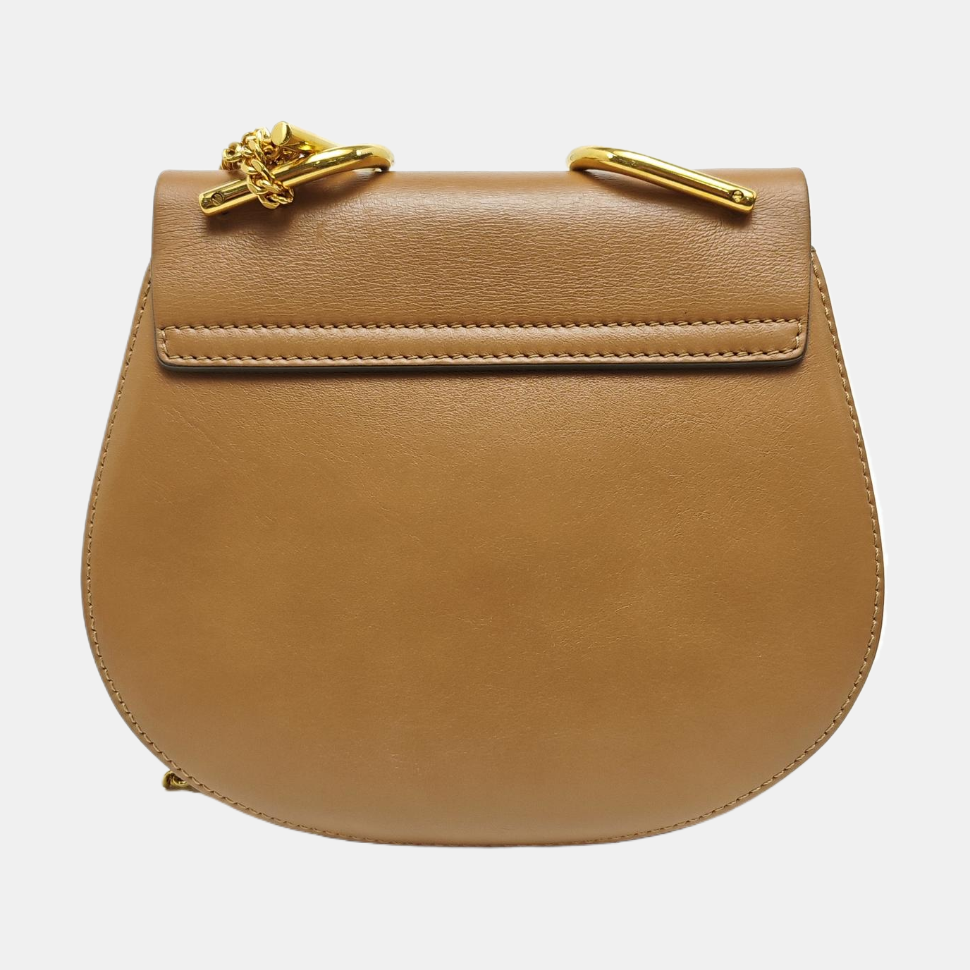 Drew Small Calfskin Brown