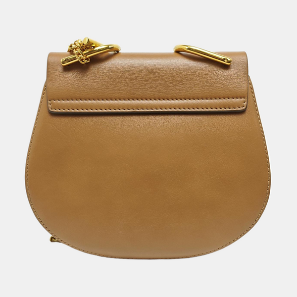 Drew Small Calfskin Brown