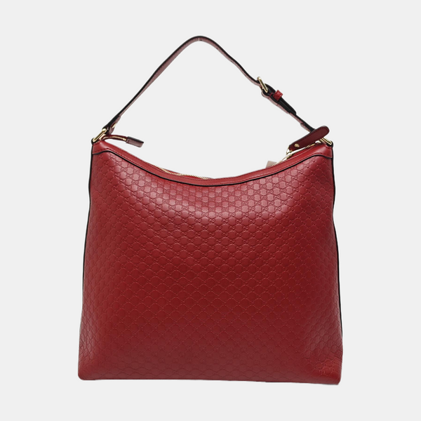 Monogram Calfskin Top Handle Bag Red