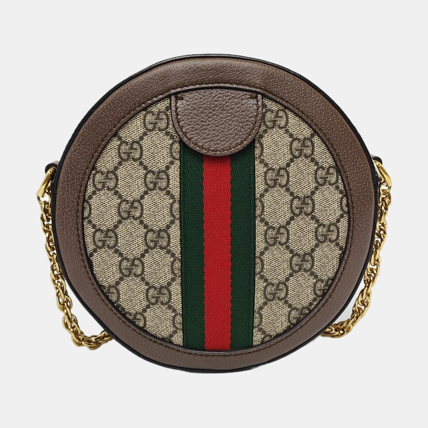 Ophidia Mini Monogram Coated Canvas Beige