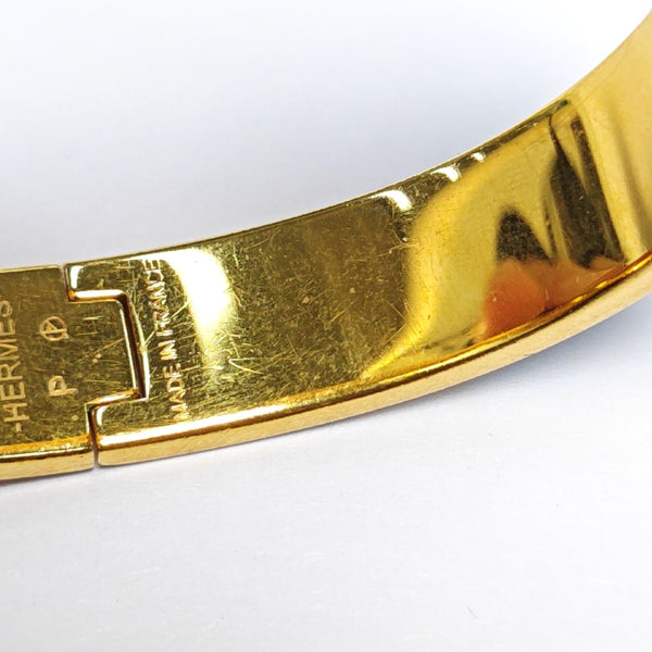 Clic H Metal Gold Bangle