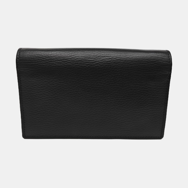 Interlocking G Small Calfskin Black