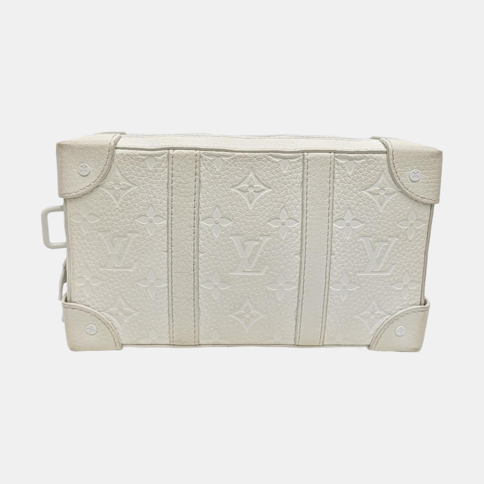 WALLET TRUNK Calfskin White
