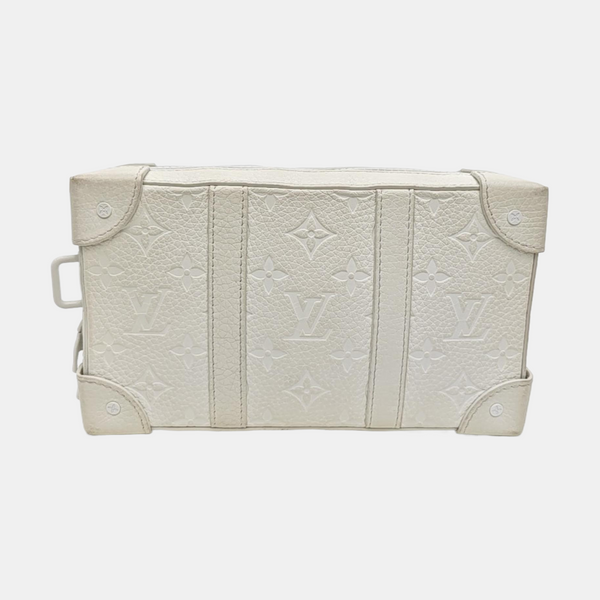 WALLET TRUNK Calfskin White