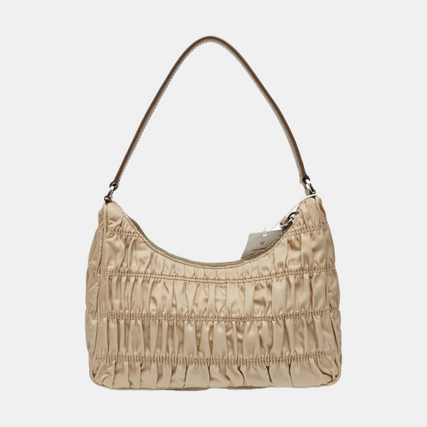 Re-Edition2005 Mini Quilted Nylon Beige