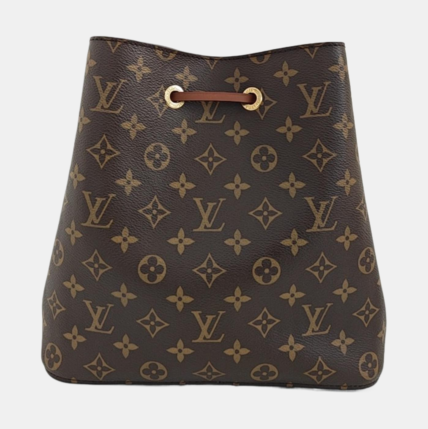 NÉONOÉ MM Monogram Coated Canvas Brown