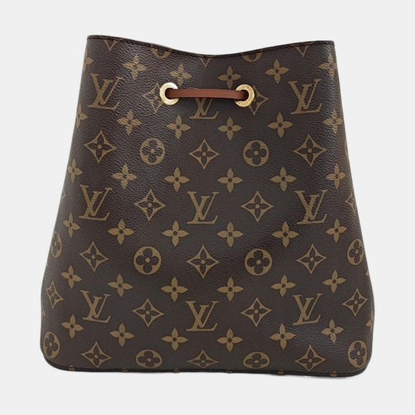 NÉONOÉ MM Monogram Coated Canvas Brown