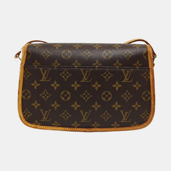 SOLOGNE PM Monogram Coated Canvas Brown