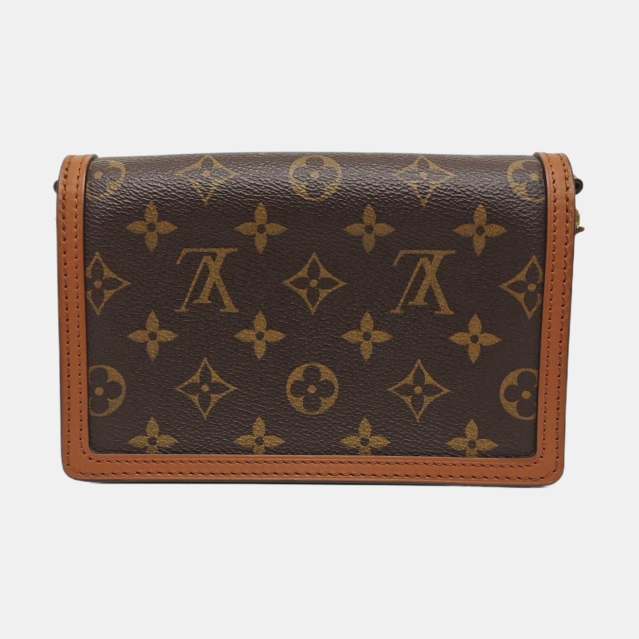 DAUPHINE WOC Monogram Coated Canvas Brown