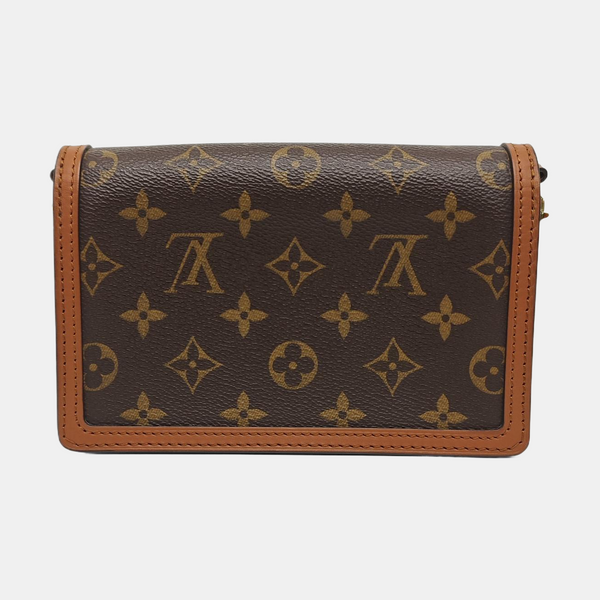 DAUPHINE WOC Monogram Coated Canvas Brown