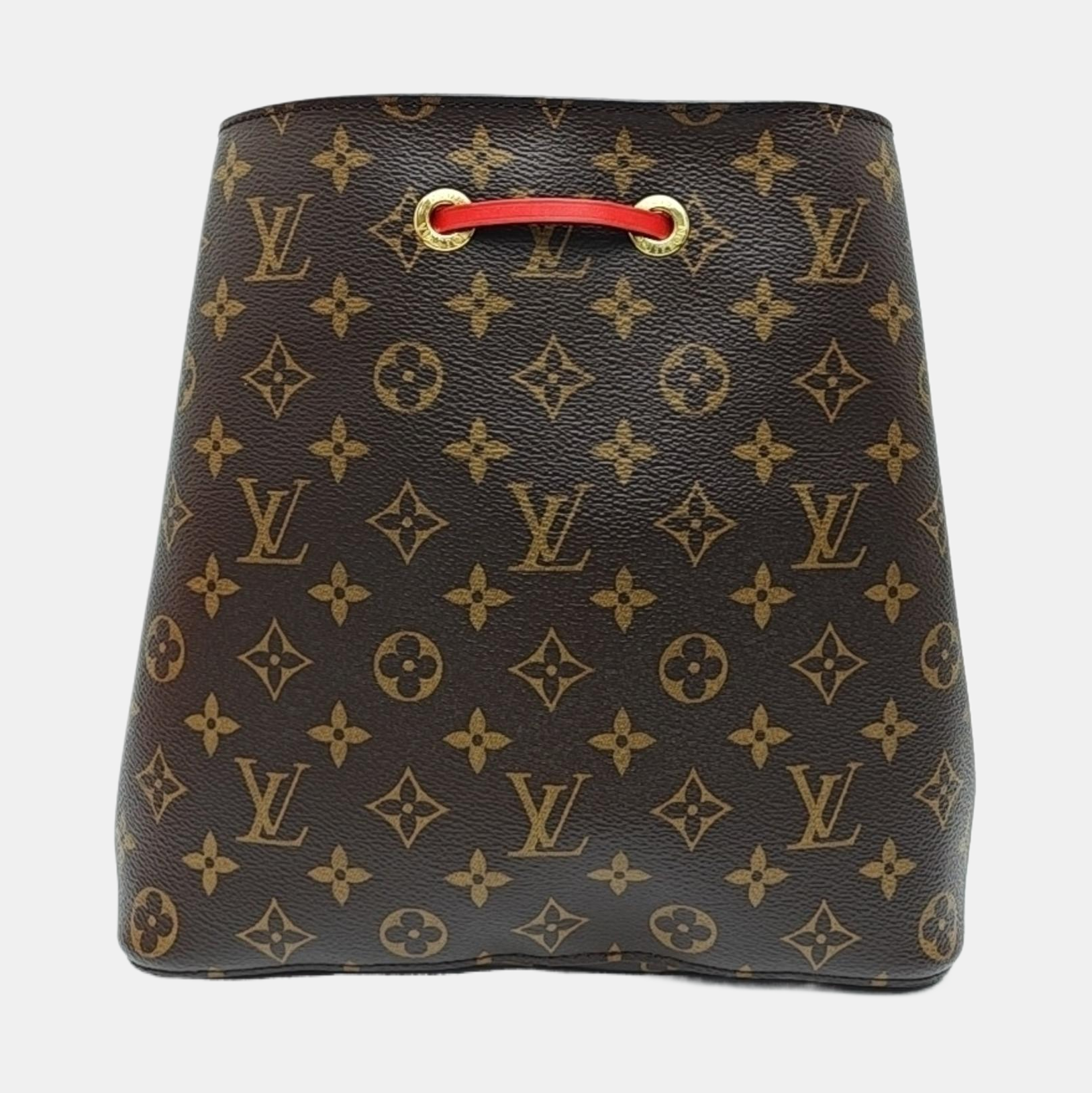 NÉONOÉ MM Monogram Coated Canvas Brown