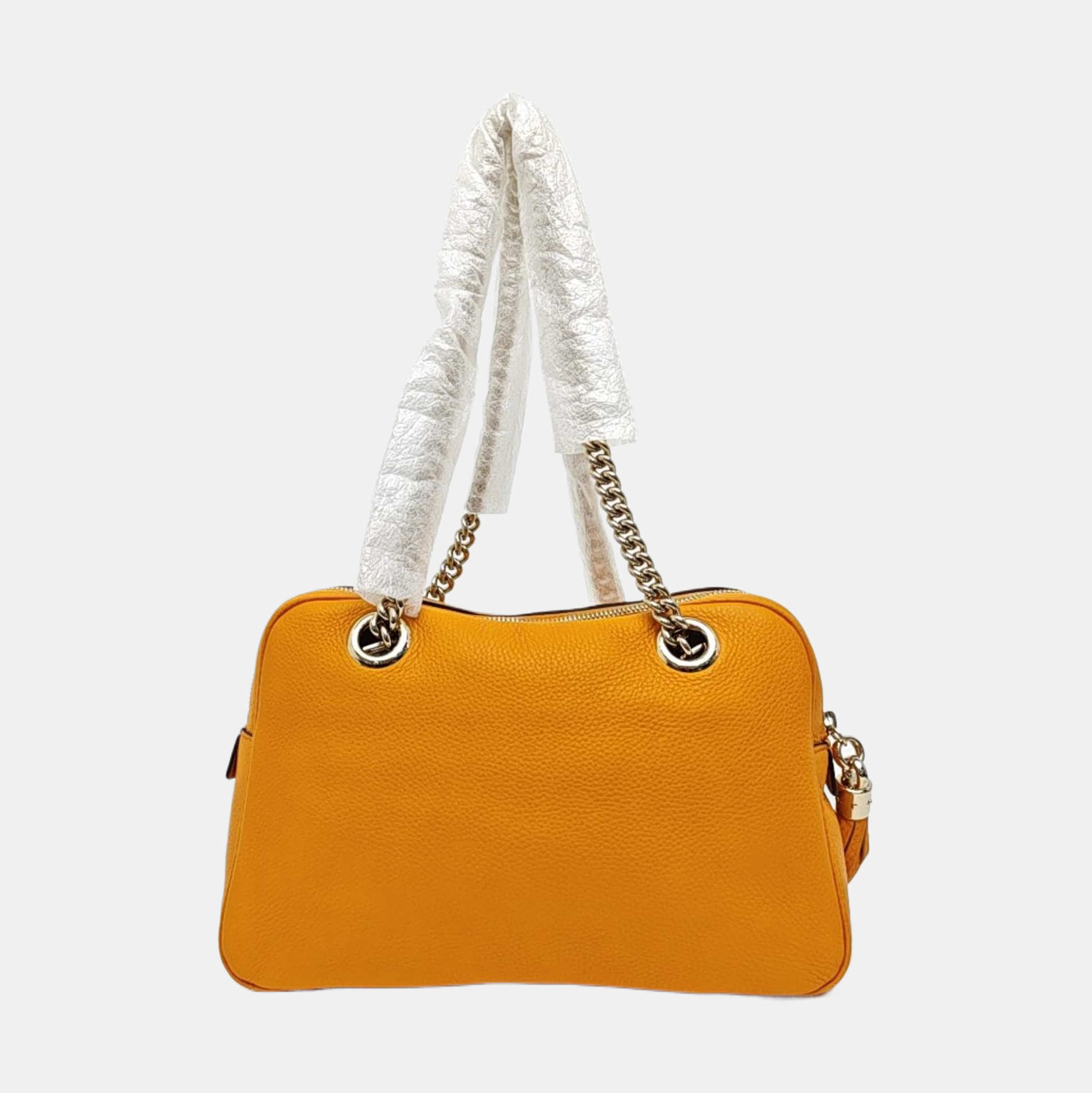 Soho Small Quilted Calfskin Orange