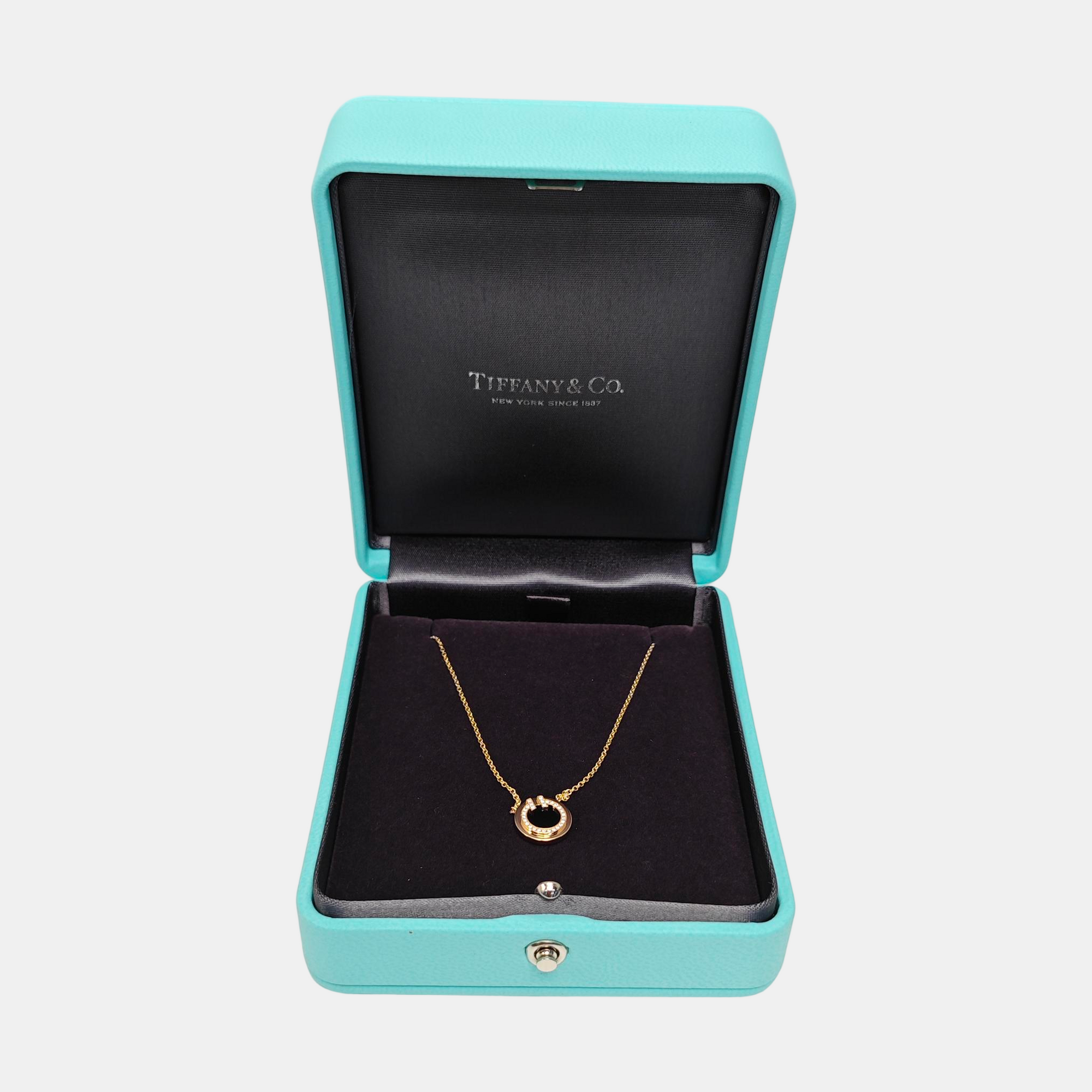Tiffany T 18k Rose Gold Necklace