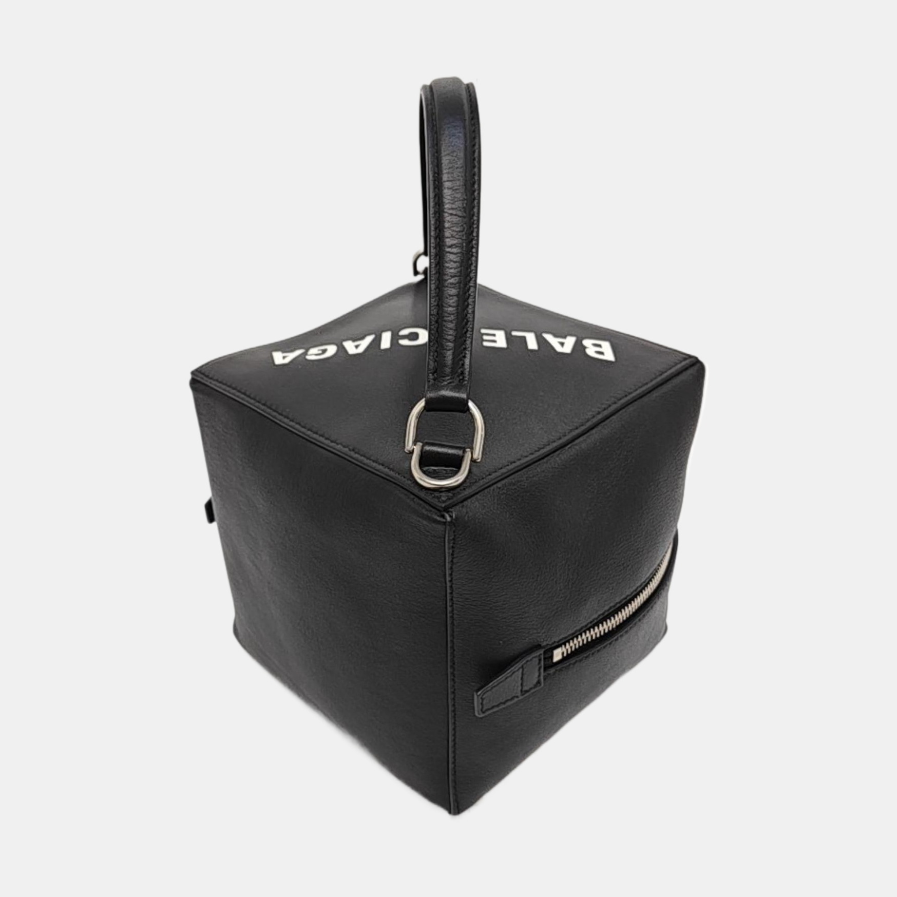 Calfskin Shoulder Bag Small Black