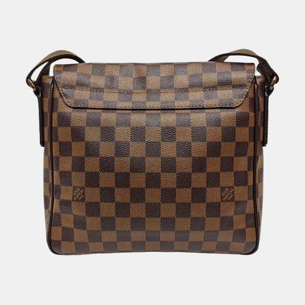 BROOKLYN Damier Ebene Coated Canvas Brown