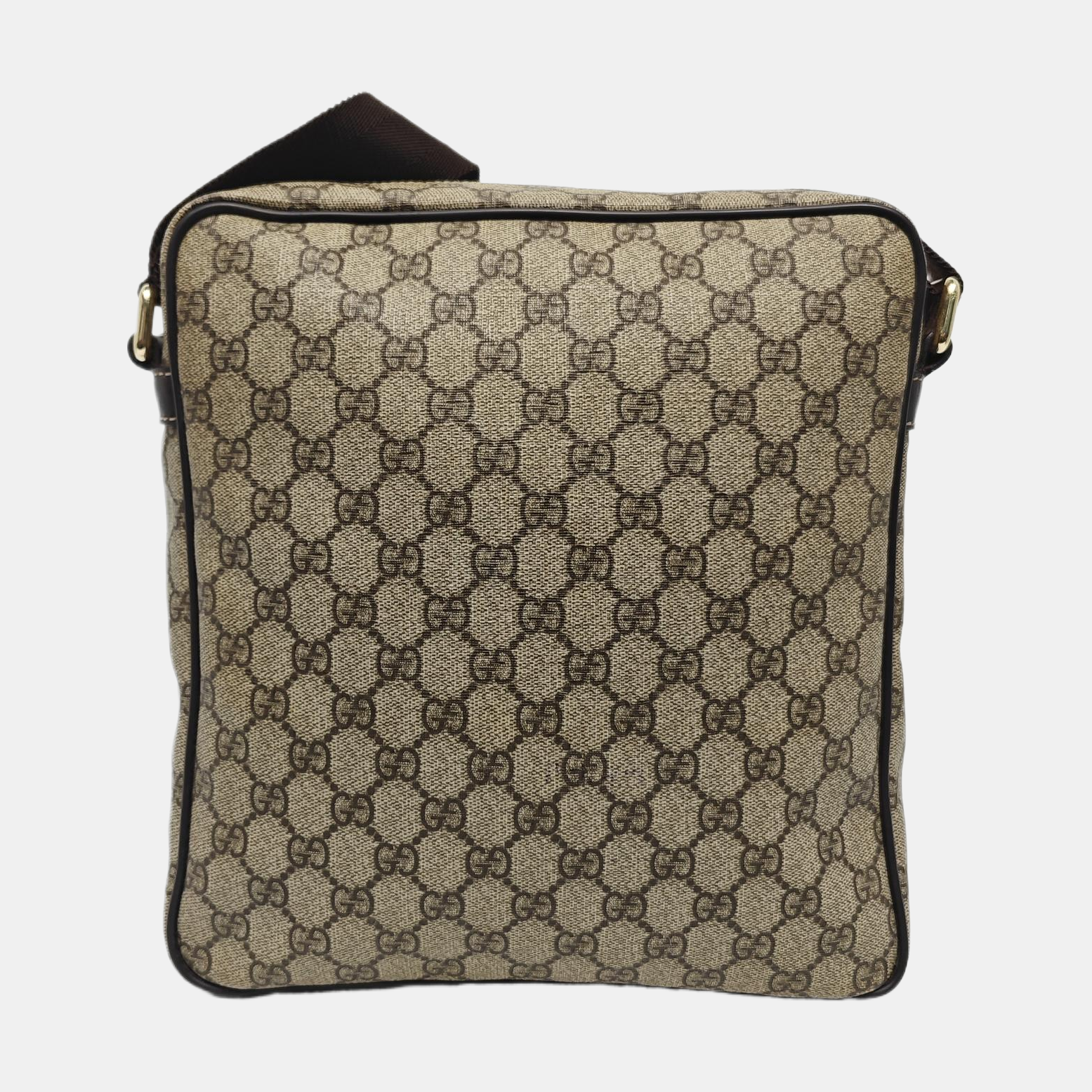 GG Supreme Monogram Coated Canvas Black