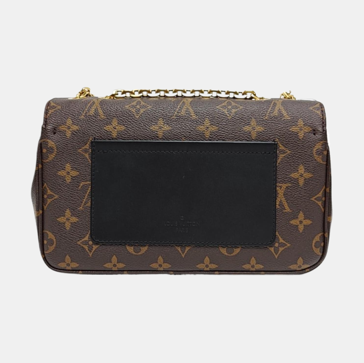 MARCEAU Monogram Coated Canvas Brown
