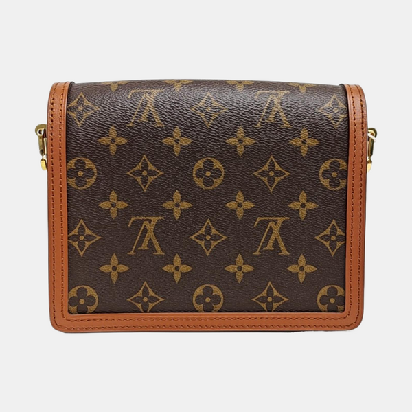 DAUPHINE Mini Monogram Coated Canvas Brown
