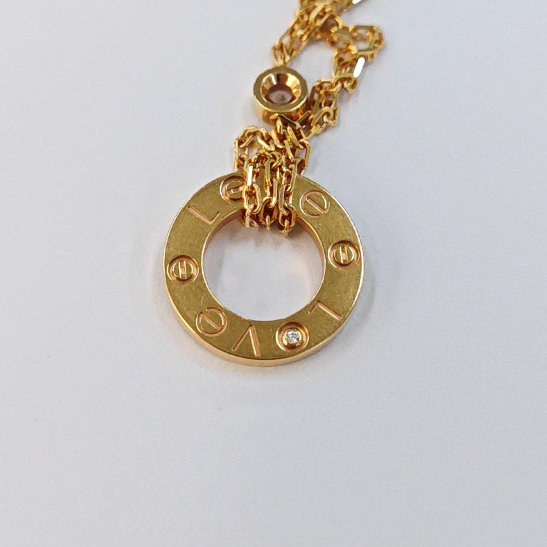 LOVE 18k Rose Gold Necklace