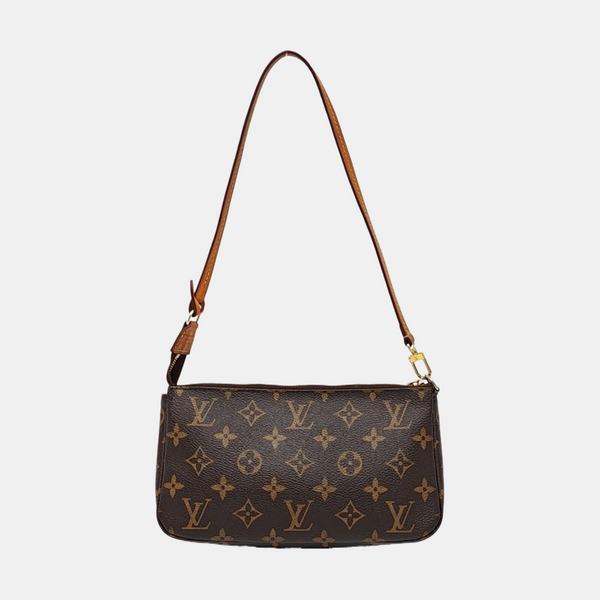 ACCESSOIRES GM Monogram Coated Canvas Brown