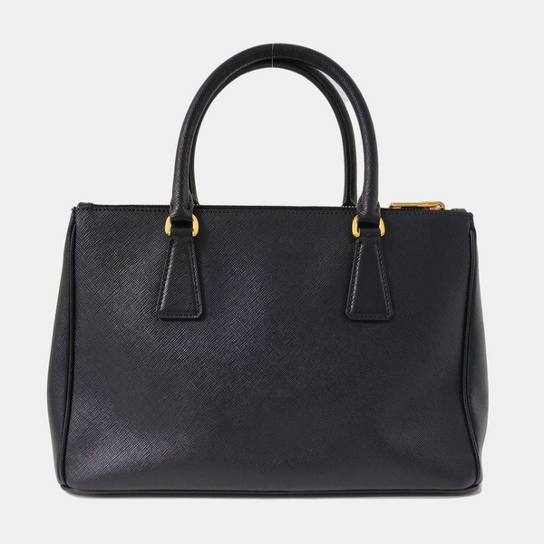 Authenticated pre-owned  Galleria Medium Saffiano Calfskin Black - Shoulder Bag at Looply