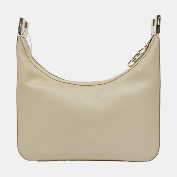 Calfskin Top Handle Bag Beige