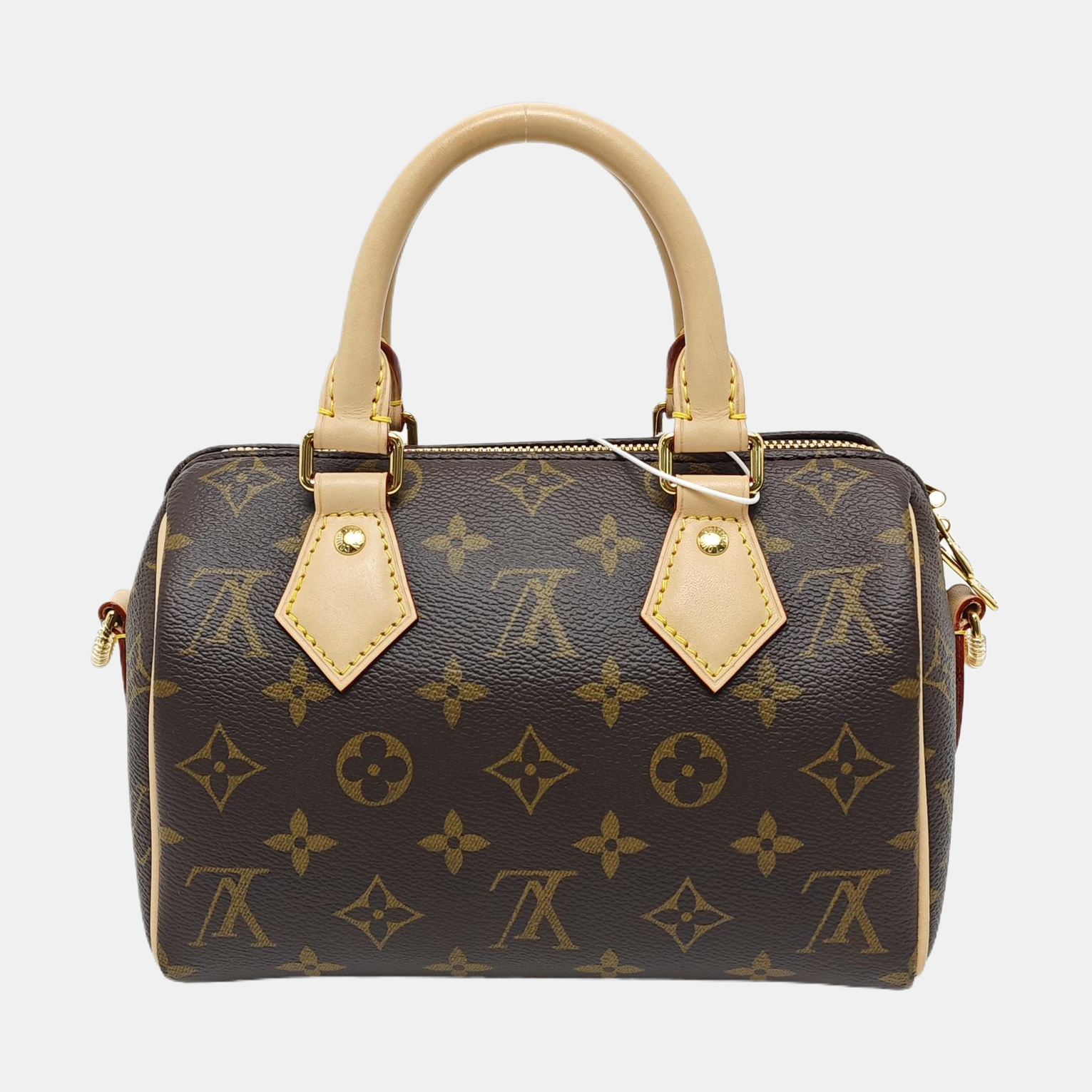 SPEEDY 20 Monogram Coated Canvas Brown
